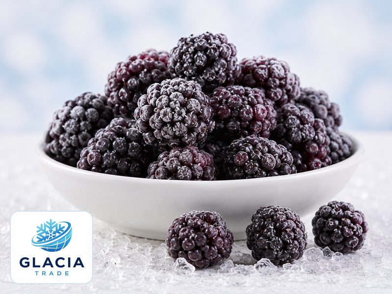 IQF frozen blackberries